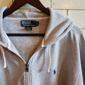 Polo Zip-Up Hoodie (L)